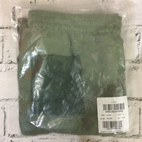 J. Crew Tie-waist linen-blend cargo pant 12 - Picture 8 of 10